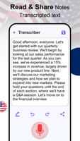 Transcribe Speech to Text captura de pantalla 2