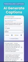 AI Caption Generator Writer IG تصوير الشاشة 1