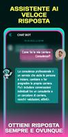 1 Schermata App di chat AI - Chatbot AI