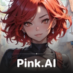 Pink AI: Anime Characters Chat ikona