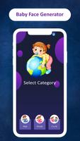 AI baby face generator الملصق