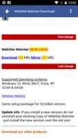 WebSite-Watcher स्क्रीनशॉट 1