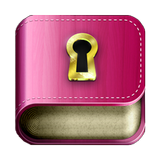 Diary with lock password-icoon