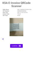 KSA E-Invoice QR Code Scanner اسکرین شاٹ 2