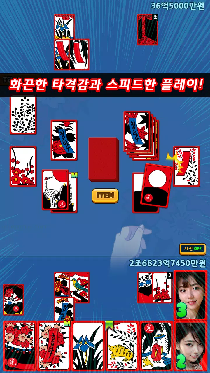 스타 맞고 : 모델 고스톱 화투 게임