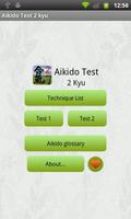 Aikido Test 1 kyu Affiche