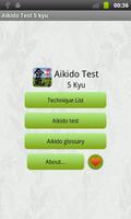 Aikido Test 5 kyu Affiche