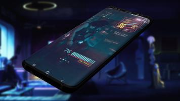 Cyberpunk KWGT Widget اسکرین شاٹ 2