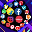 APK Tutto in un'app Social media, Shopping, cibo