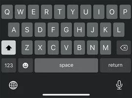 Iphone Keyboard For Android screenshot 1
