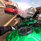 Moto Rider In Traffic آئیکن