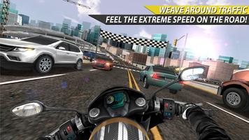 Moto Rider In Traffic captura de pantalla 1