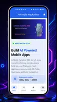 AI Mobile Hackathon Poster