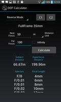 DOF Calculator スクリーンショット 3
