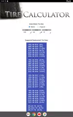 Tire Size Calculator APK download