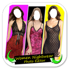 Women Nightwear Photo Editor icône