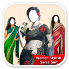 Women Stylish Saree Suit icône