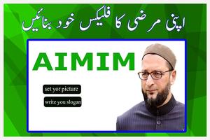 AIMIM Party Flex Maker poster