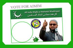 AIMIM Party Photo Frames Affiche