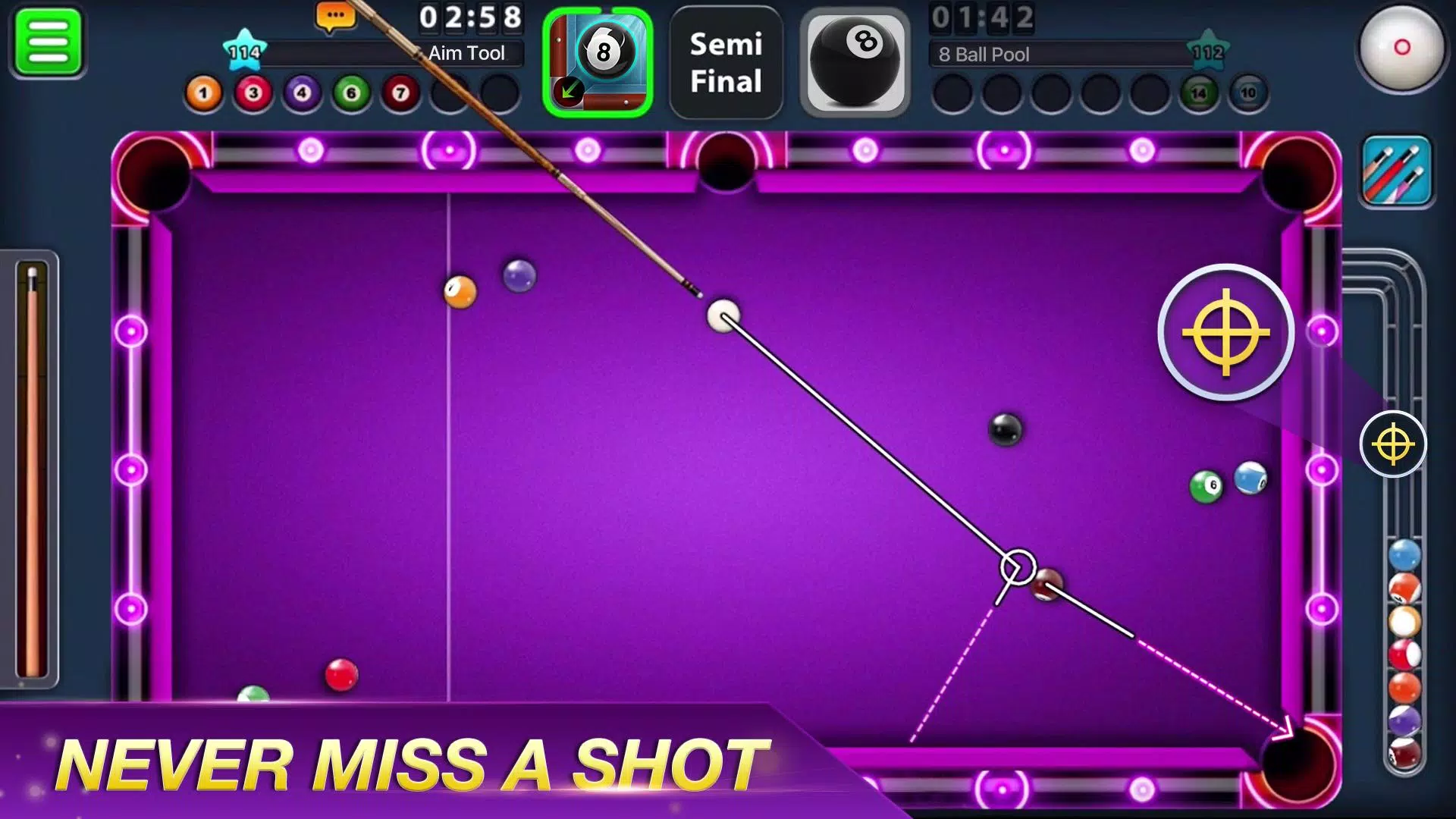 8 Ball Pool MOD APK 5.9.0 (Unlimited aim +999) Android