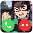 APK Fake Call, Demon Slayer