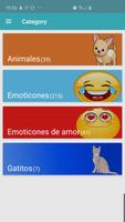 Stickers emoticons para whatsApp WAStickerApps imagem de tela 2