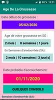 برنامه‌نما Age De La Grossesse عکس از صفحه