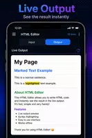 برنامه‌نما Learn HTML Code عکس از صفحه