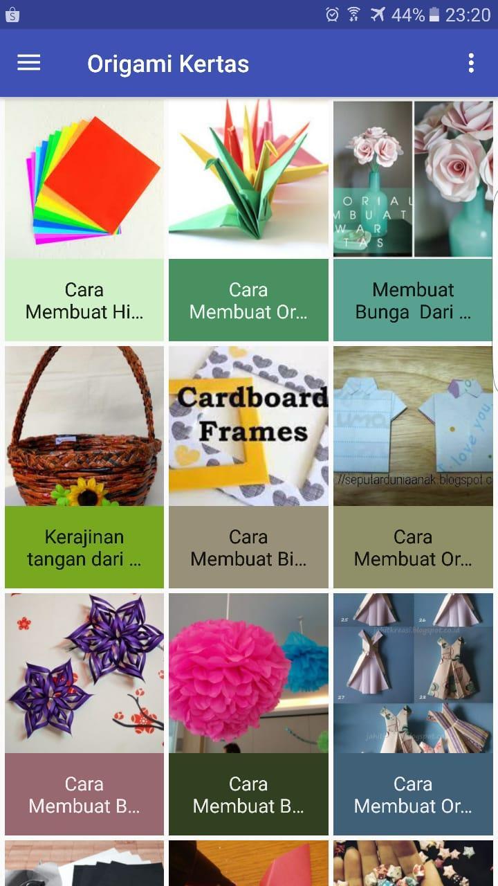 Ide Kerajinan Tangan Kertas Origami For Android Apk Download