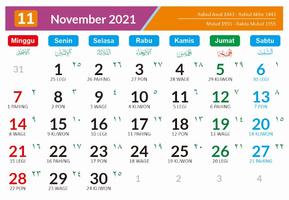 برنامه‌نما Kalender 2021 Indonesia عکس از صفحه