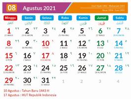 Kalender 2021 Indonesia ภาพหน้าจอ 2