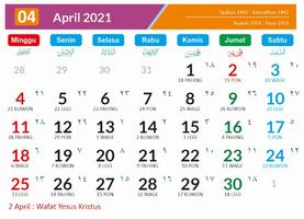Kalender 2021 Indonesia ảnh chụp màn hình 3