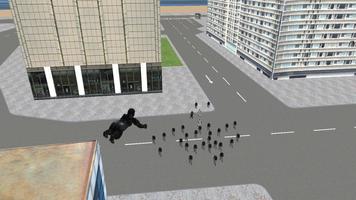 Real Gorilla vs Zombies - City captura de pantalla 2