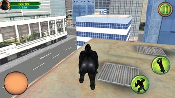 Real Gorilla vs Zombies - City captura de pantalla 3