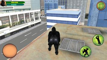 Real Gorilla vs Zombies - City 스크린샷 3