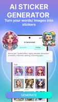 Sticker AI Maker AI Generator ảnh chụp màn hình 1