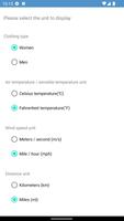 Weather&Clothes ảnh chụp màn hình 3