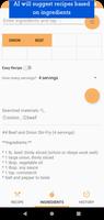 Recipe AI Assistant Ekran Görüntüsü 2