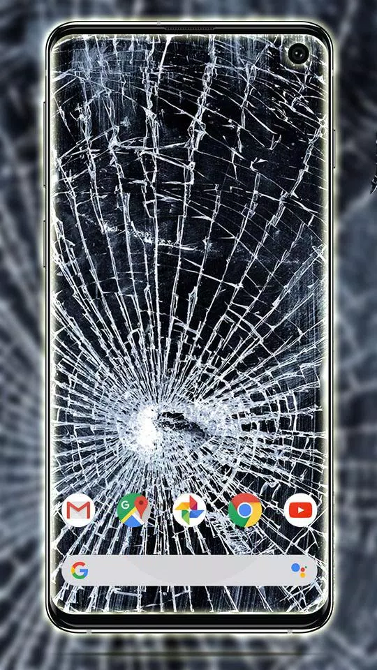 broken screen wallpaper for android