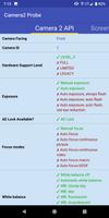 Camera2 API Probe تصوير الشاشة 1