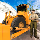 Snow Heavy Excavator Mechanic Sim: Auto Repair icône