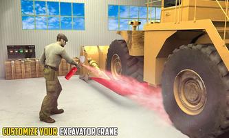 Snow Heavy Excavator Mechanic Sim: Auto Repair capture d'écran 2