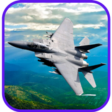 Aircraft strike fighter icon