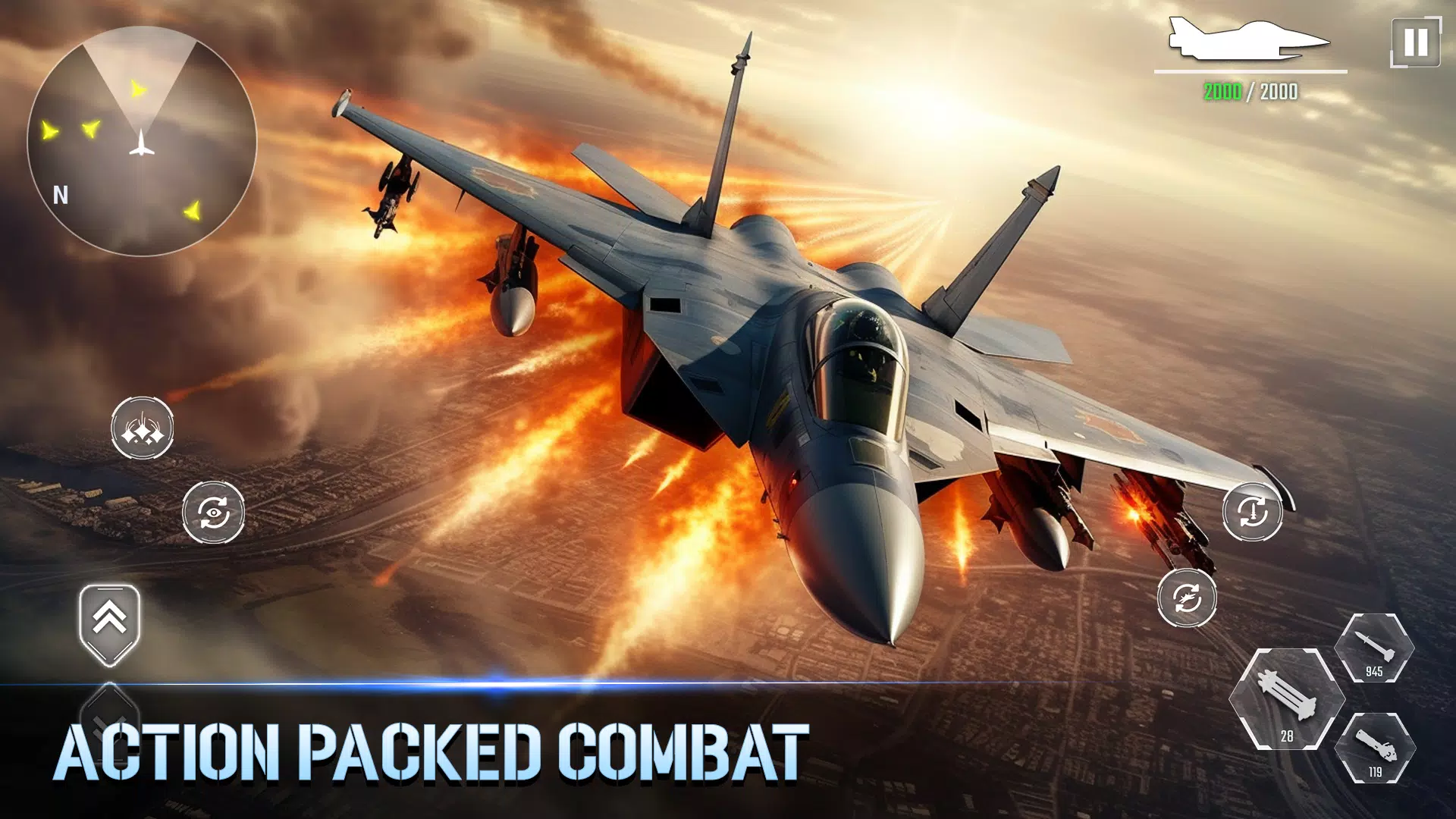 Download do APK de Combate de Aviões de Guerra 3D para Android