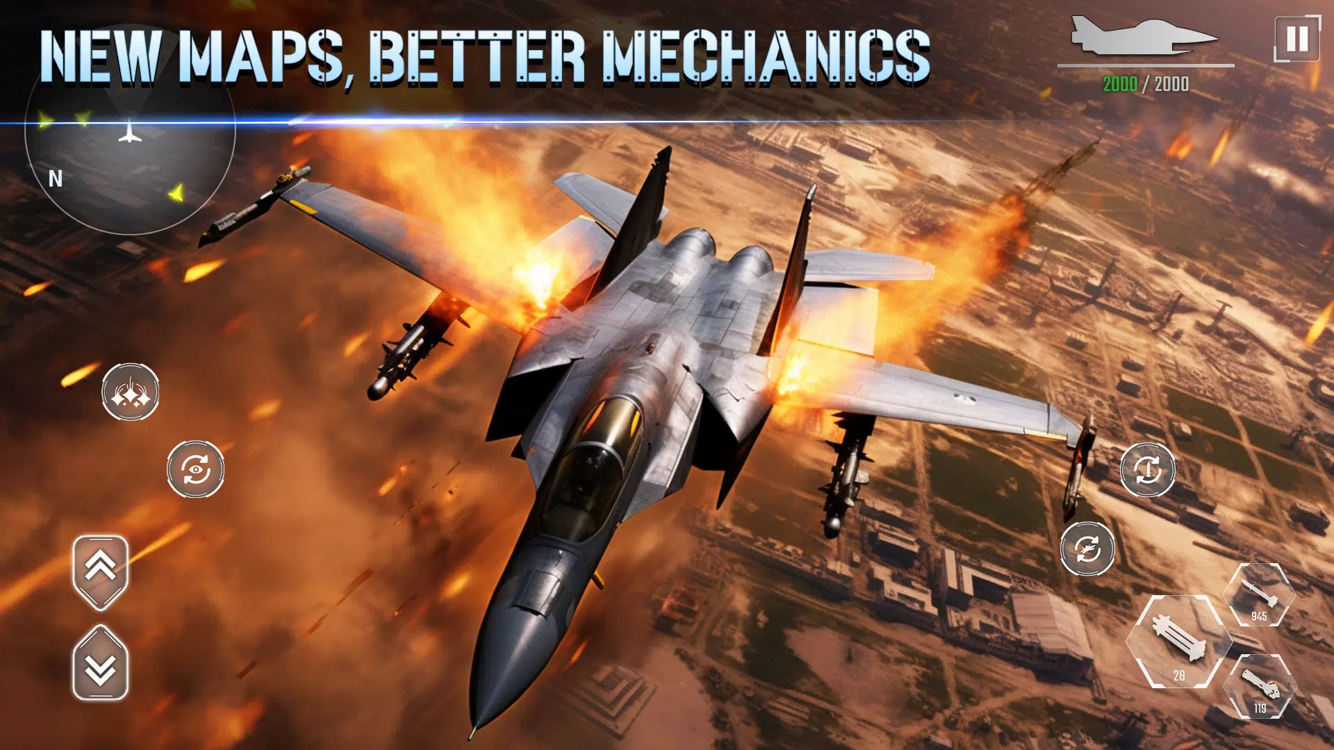 Download do APK de Combate de Aviões de Guerra 3D para Android