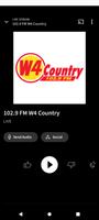 W4 Country 102.9 FM تصوير الشاشة 1