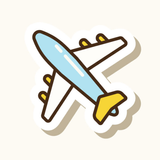 항공권 및 호텔 예약 앱 아이콘