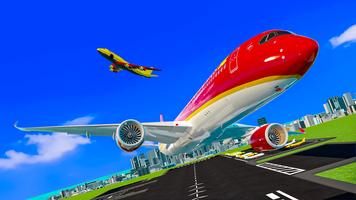 Flight simulator Airplane Game ポスター