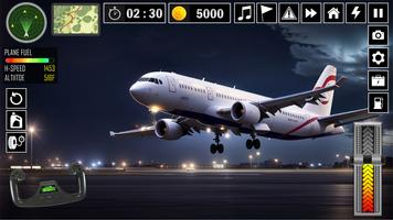 Flight Simulator Plane Game 3D Affiche
