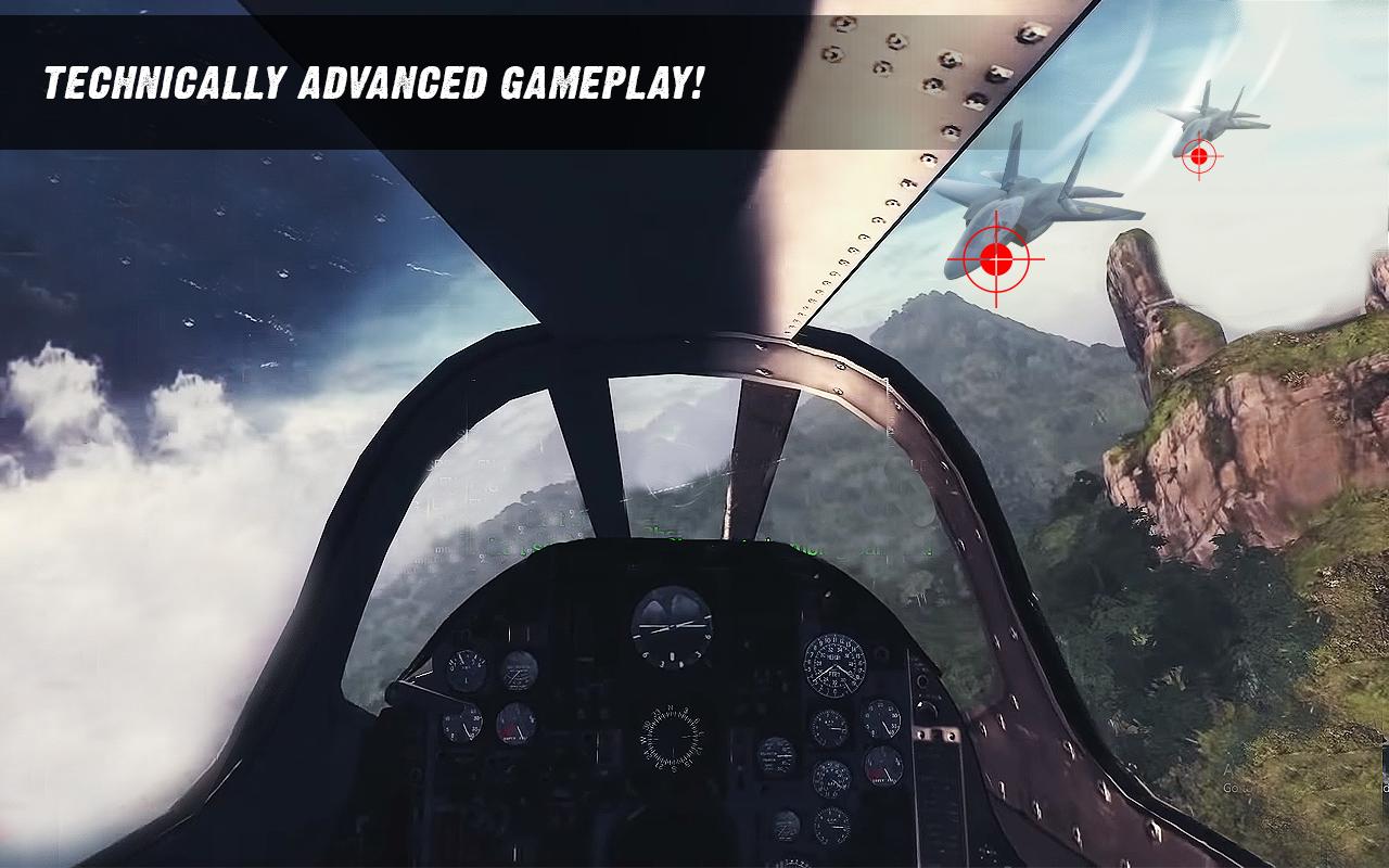 Air War Combat Dogfight Airplane Sky Shooting Game For Android